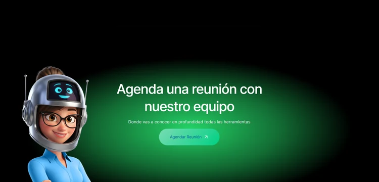 Sección Agenda una reunión