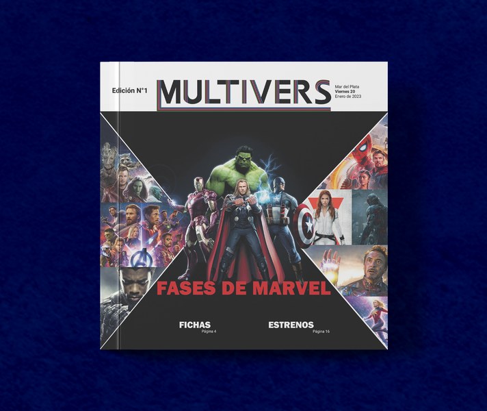 Portada de la revista Multivers: Fases de Marvel